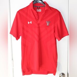 Texas Tech under Armour, short sleeve polo